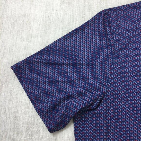 Callaway Polo Shirt Mens 2XL Navy Golf Performance Short Sleeve Slit Pullover - Picture 5 of 10